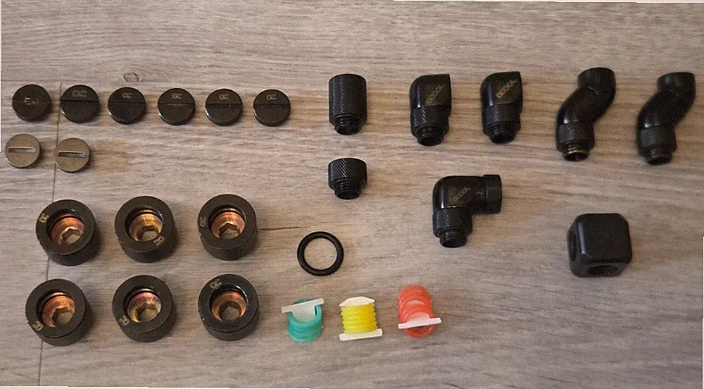 XL Alphacool Wasserkühlung Anschluss Set