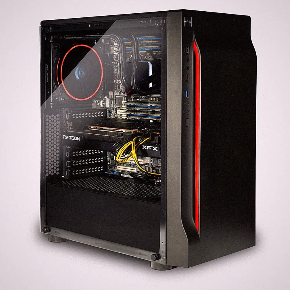 Zocker PC | bis RTX 5070 | Xeon 12x 3,3 GHz | 128GB DDR4 | 2TB NVMe | AiO Wakü